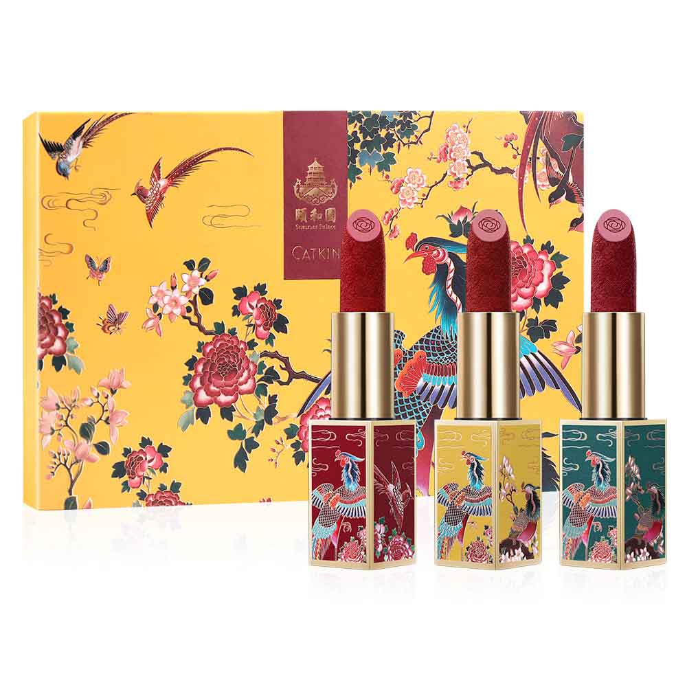 CATKIN X SUMMER PALACE Lipstick Set Matte Permanent Lipstick Gift Set