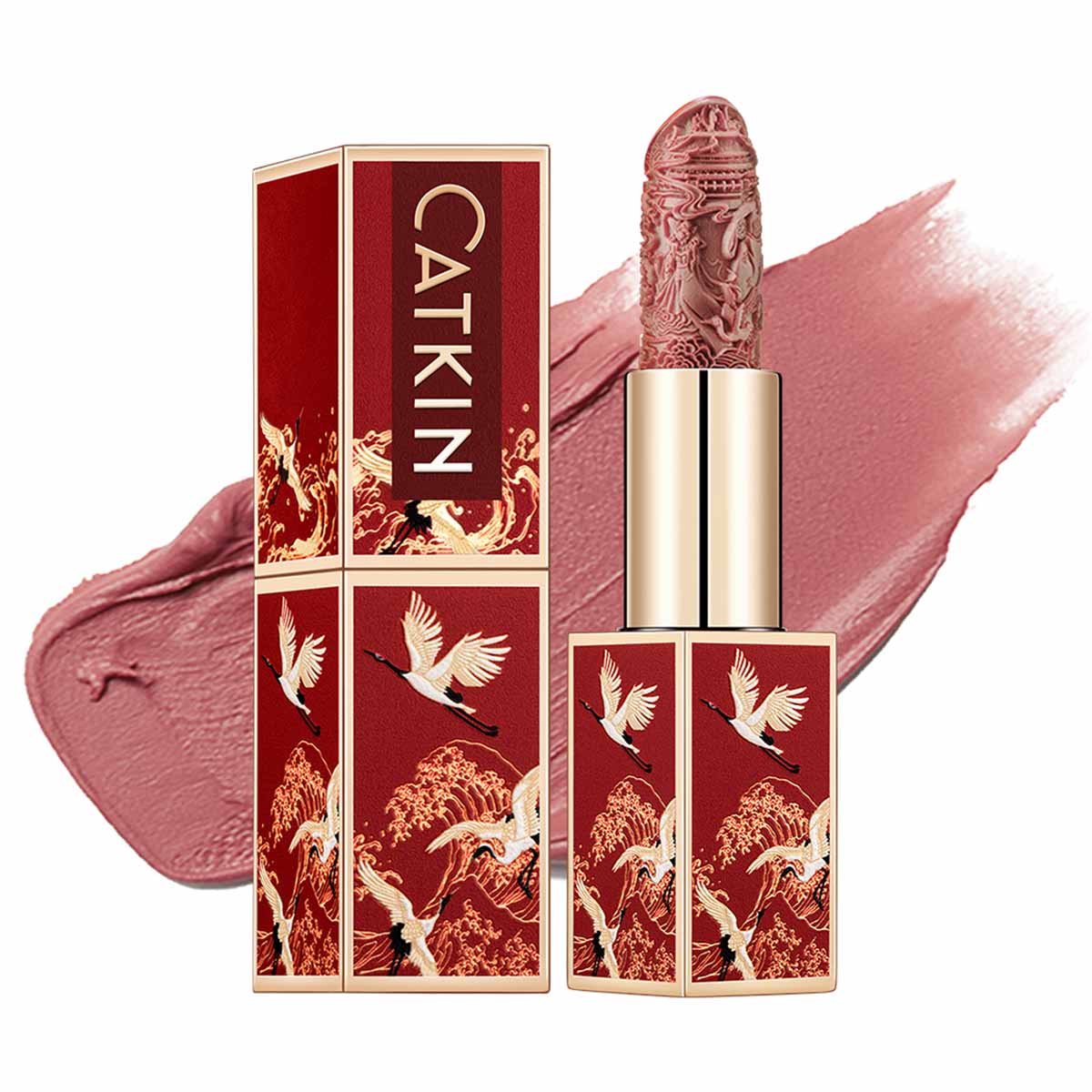 Catkin Rouge Carving Lipsticks Matte Nourish Lipstick Nude Lipstick