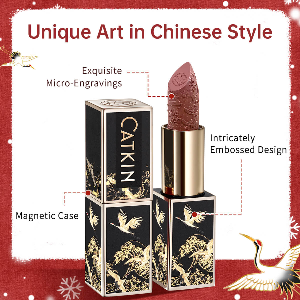 CATKIN Carving Rouge Lipstick - Christmas & New Year Limited Edition