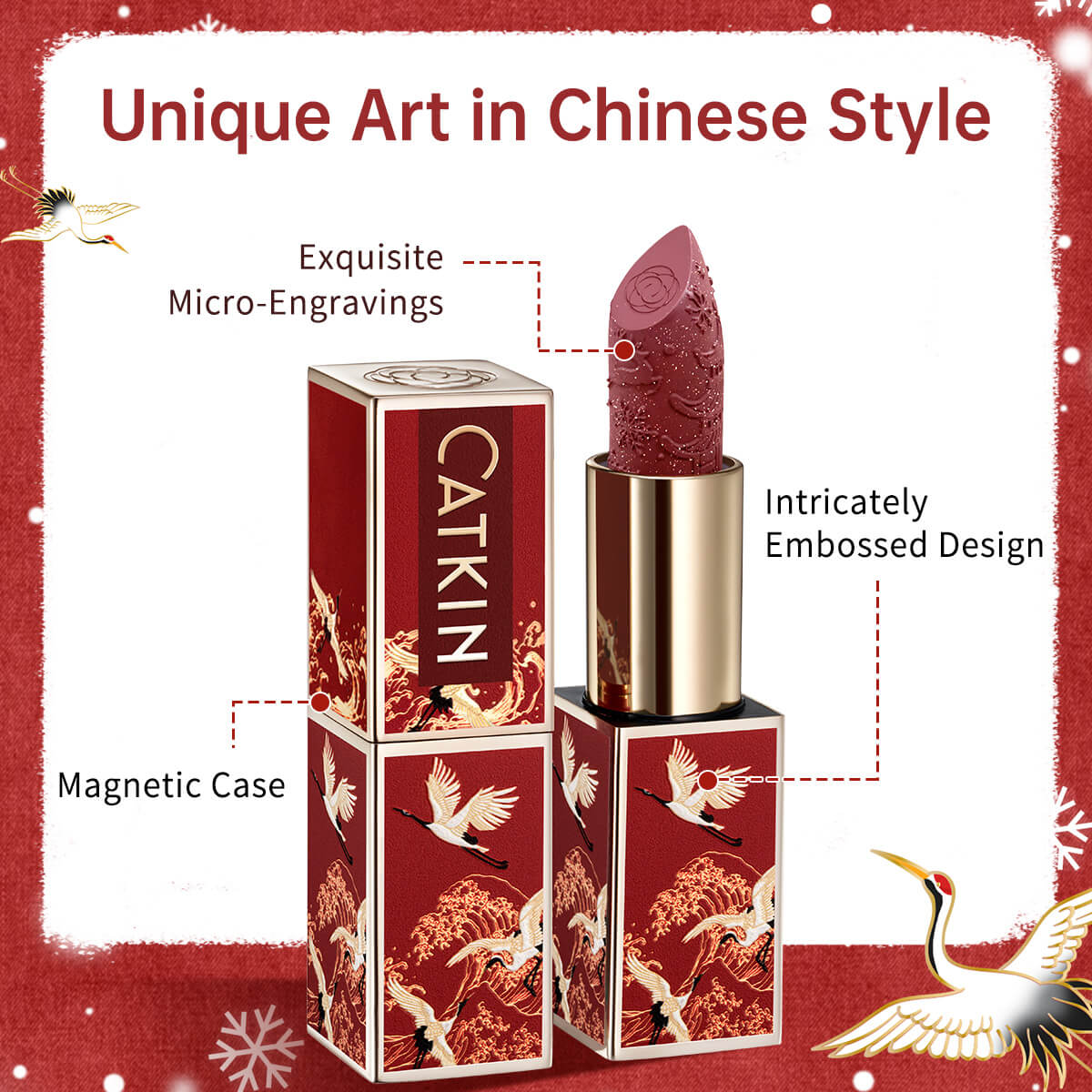 CATKIN Carving Rouge Lipstick - Christmas & New Year Limited Edition